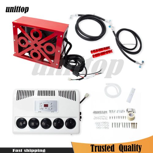 11000 btu 12v universal air conditioner kit split ac for car bus rv semi trucks