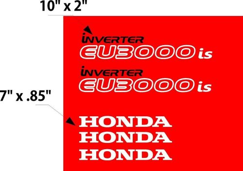 Honda eu3000is generator replacement decals hollow