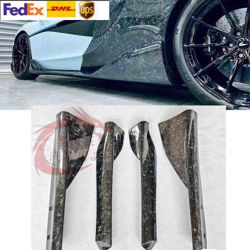 Carbon side skirt sideskirts for mclaren 570s 540c 570gt 2015-2019 600lt