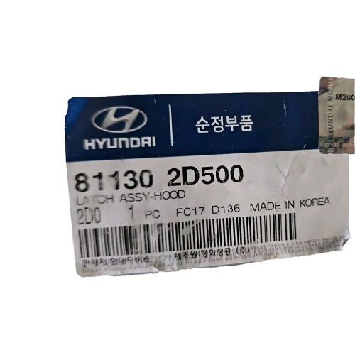 Genuine 811302d500 hood latch assy for hyundai elantra 2000-2006