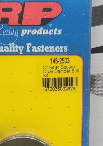 Arp 145-2503 fits chrysler square drive balancer bolt kit