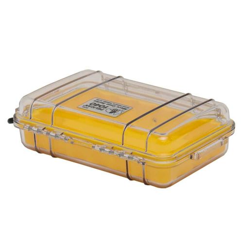 Pelican boat 1040 micro case 1040-027-100 | yellow clear 8 x 5 x 2 in