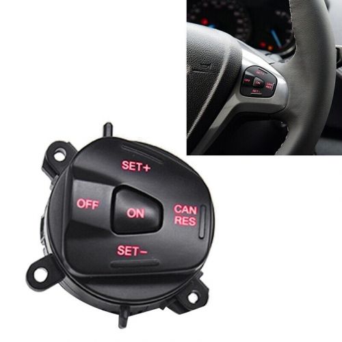 Car red led steering wheel right cruise control switch button for fiesta mk7 mk8 es8605-