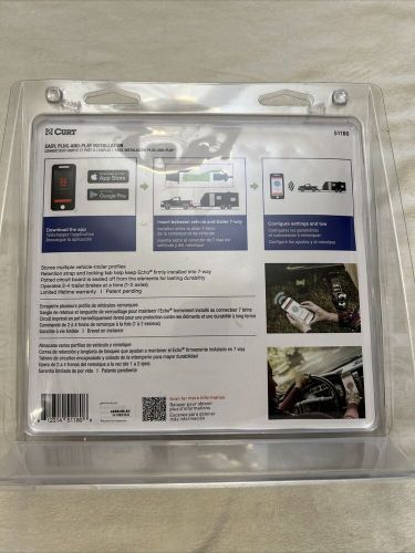 New curt 51180 echo mobile electric trailer brake controller with bluetooth.