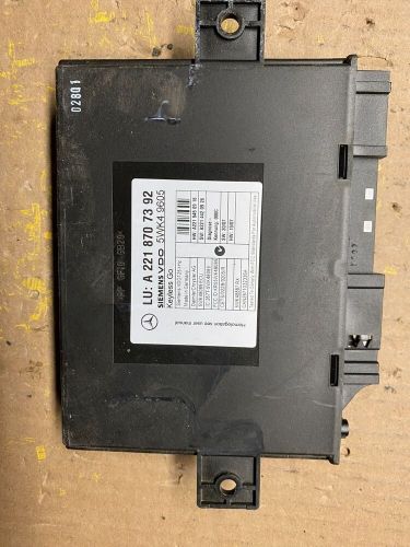 2007 - 2010 oem mercedes w221 s550 s600 keyless go control module unit c1881 dg1