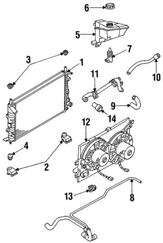 Genuine ford level sensor f5rz-17b649-a