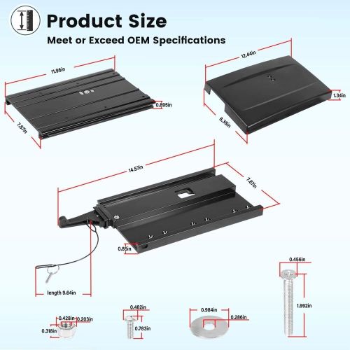 For minn kota mka-32 electric steer quick release bracket cover 1854060 pd motor