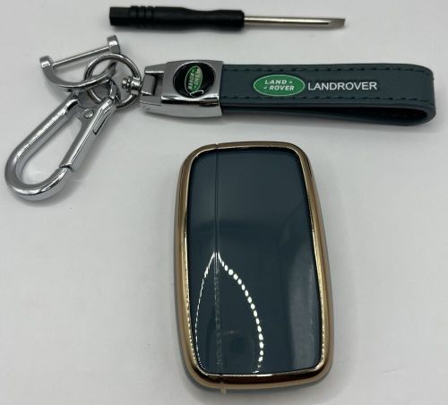 Key fob cover with keychain car key case protector holder fits land rover  set