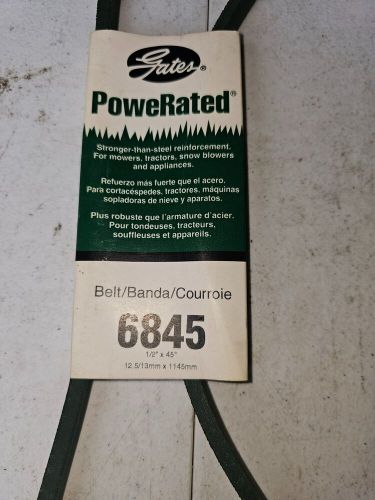 Gates powerated 6845 belt 1/2&#034; x 45&#034;