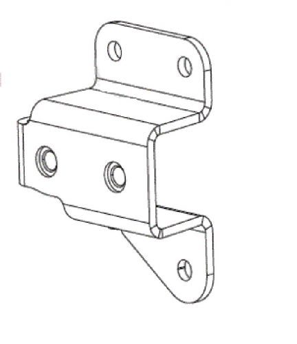 Mercruiser 6.2l oil remote bracket pn 8m0107048