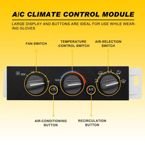 Ac heater climate control module for tahoe chevy gmc yukon c/k1500 2500 96-00