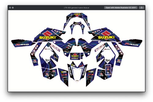 Fits suzuki ltr450r graphic kit stikers decal kit  ltr 450 r stickers