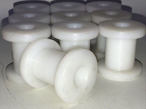 *lot of 10* teflon roller 2.25” outer dia 0.75” inner dia 2.5” wide 2.6oz