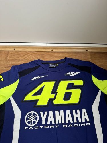 Official yamaha factory racing rossi vr46 t shirt size l brand