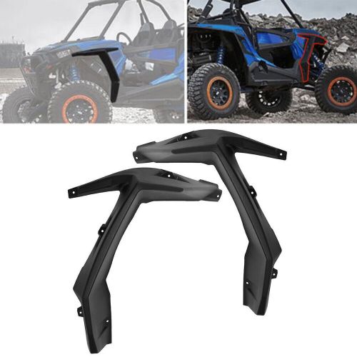 Black front fender flares for polaris rzr xp 4 1000 turbo 900 2014-2023 #2881985