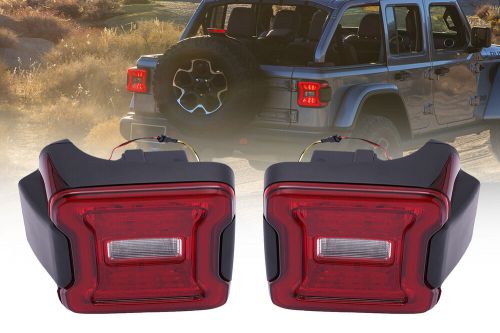 New  for 18-20 21 22 jeep wrangler jl rear led tail lights left &amp; right side