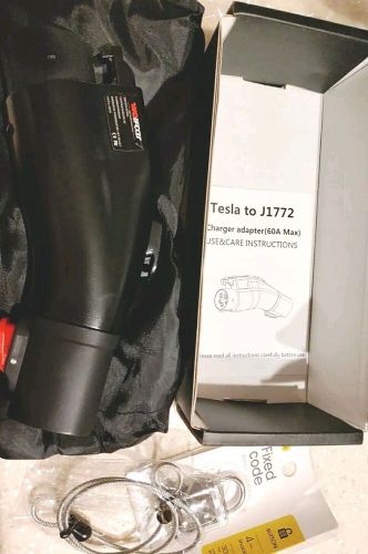 Tesla to j1772 charging adapter, max 60 amp &amp; 250vhigh powered