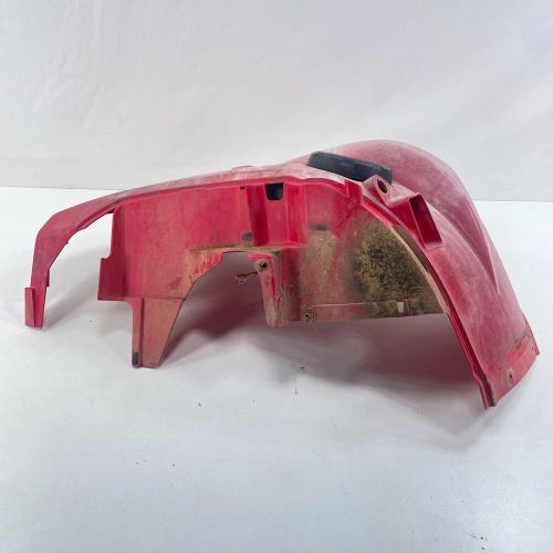 2007-2013 yamaha grizzly 700 front fender plastic right red q11