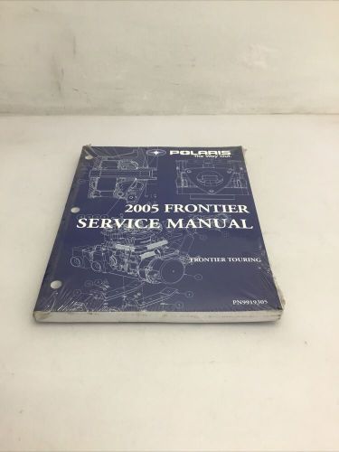 New 2005 frontier touring polaris snowmobile oem service manual 9919305