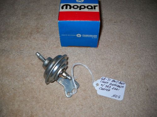 Nos mopar 68-71 b &amp; c-body all models choke pull off diaphragm w/383 2bbl carter