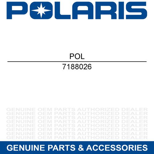 Genuine oem polaris part 7188026 decal, side panel, sponsorship, rh