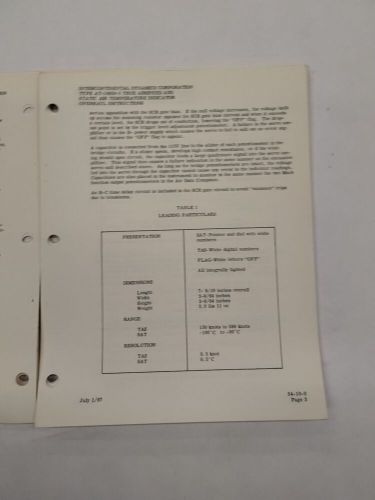 Idc at-14924-1 combined true airspeed static air temperature indicator overhaul