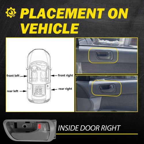 For toyota 2002-2006 camry 2005-2006 camry base inner door handle armrest right