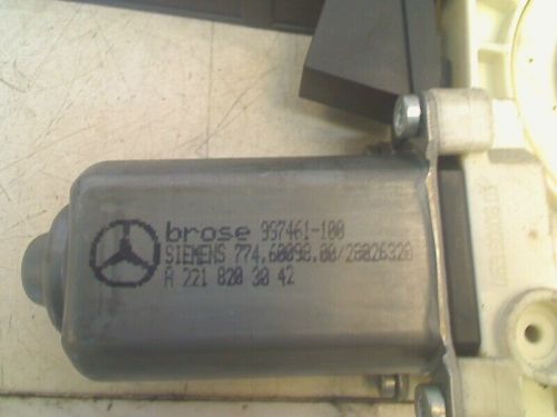 Mercedes-benz s (w221) 2006 right rear window regulator motor a2218203042-