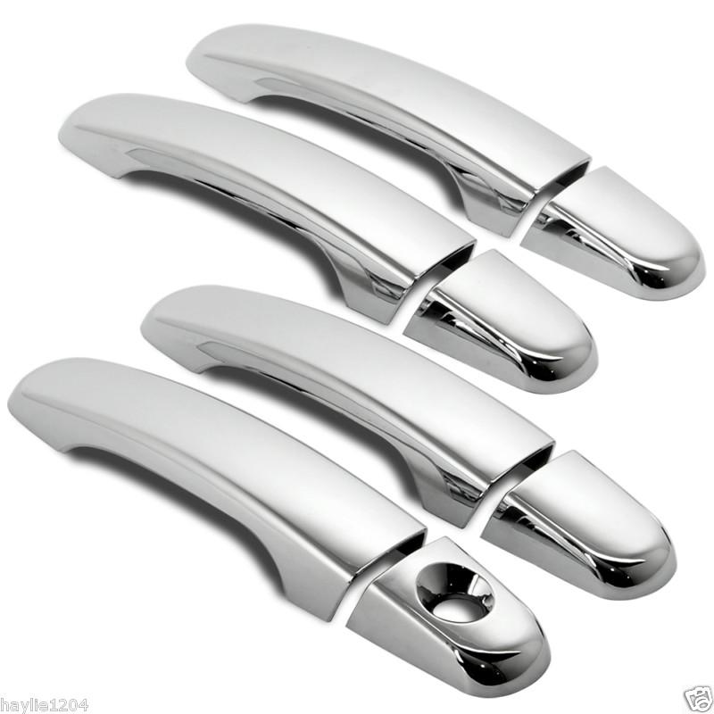 2007-2012 gmc terrain saturn aura tri mirror chrome door handle cover trim set 