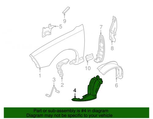 Genuine gm shield-front w/h panel sph 22640829