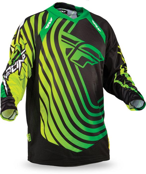 Clearance sale! new fly racing evolution sonar jersey green-black motocross gear