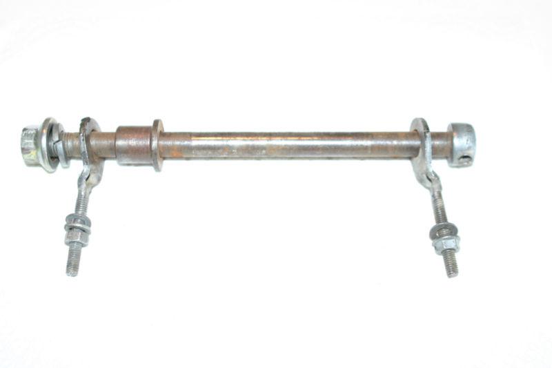 "original" rear tire axle (with adjusters) for your 1969/70 honda z50 mini-trail