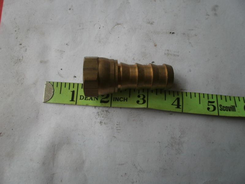 Brass fitting 10an straight 5/8" hose imca ump lms wissota  modified nhra ihra