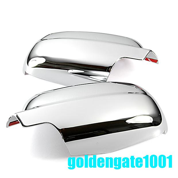 Door side chrome mirror cover trim for vw 98 00 01 02 golf mk4 polo 99-04 passat