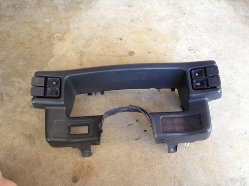 Ford mustang cluster bezel plastic trim with headlight switchs