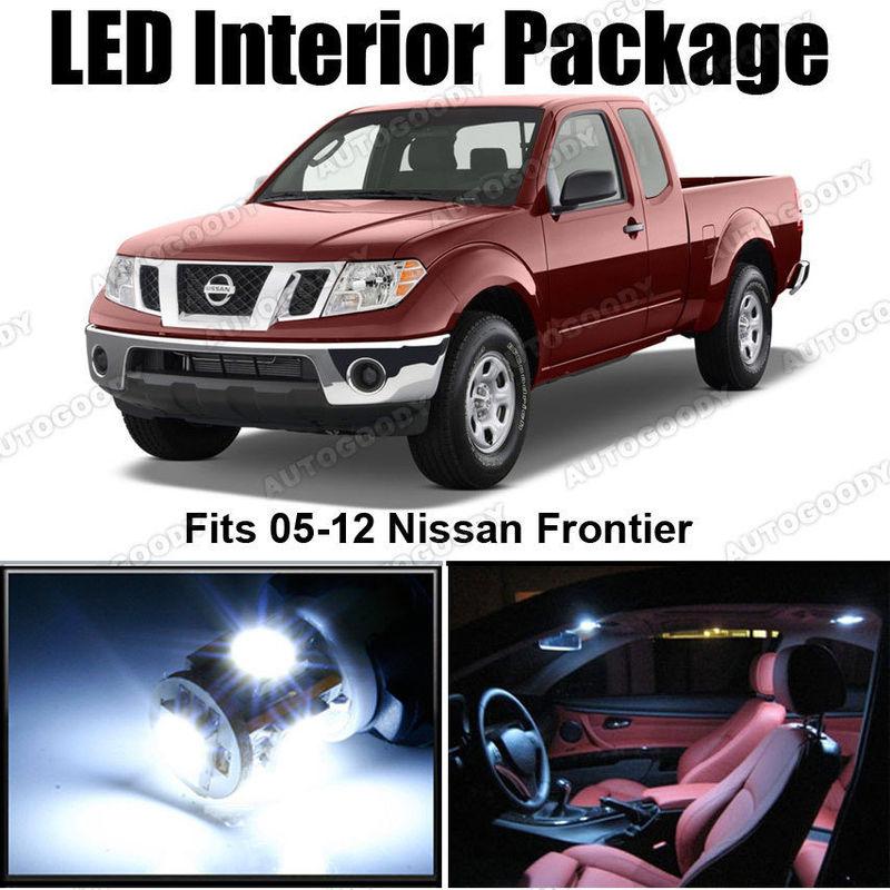 5 x white led lights interior package nissan frontier