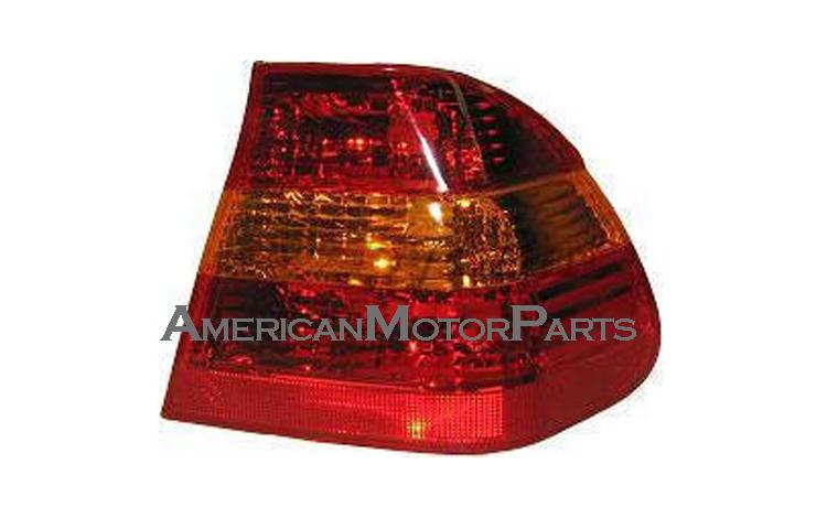 Passenger replacement red/amber outer tail light 02-05 bmw e46 3-series 4/5dr