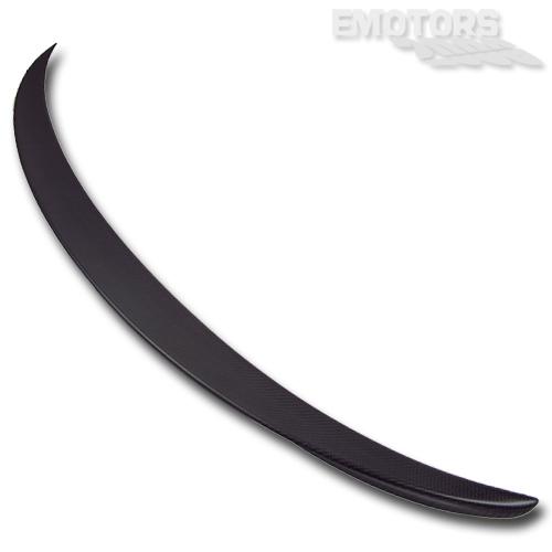 Matte black carbon fiber bmw f10 4d 5 series p type trunk spoiler 10-13 new Ω