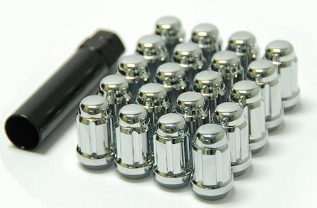 Muteki sr35 closed ended lug nuts 16 + 4 lock set silver12 x 1.25 32925sp