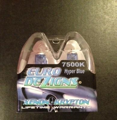 Hyper blue 9006 hb4 xenon hid low beam headlights bulbs 7500k superwhite