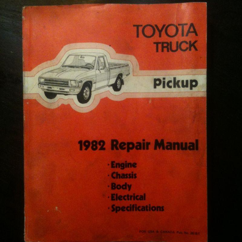 1982 toyota truck repair shop manual