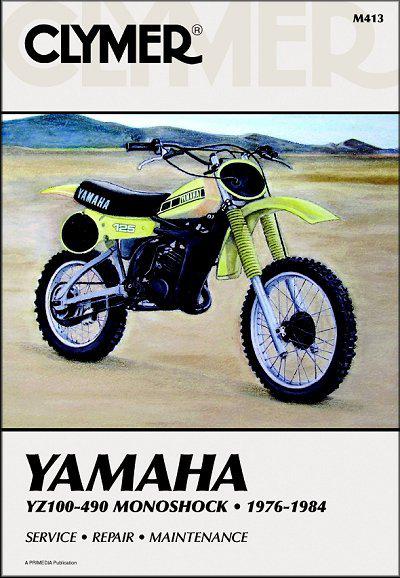 1976-1984 yamaha yz 100 125 175 250 400 465 490 manual