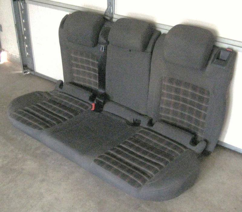 Volkswagen bench seats golf passat jetta vw rear gti tdi r32 germany 3 piece