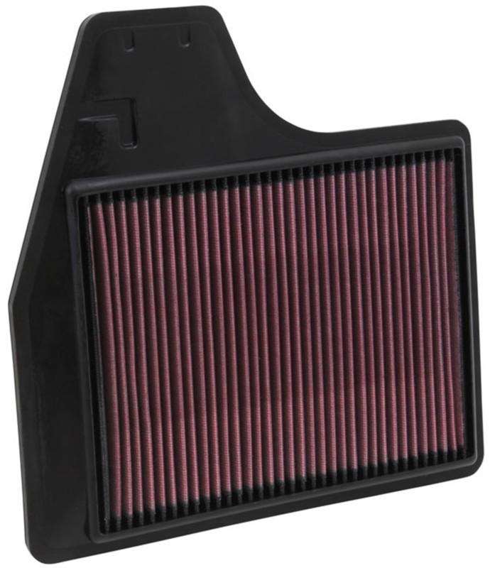 K&n filters 33-2478 - air filter; unique; h-1 in.; l-11.438 in.; w-11 3/8 in.