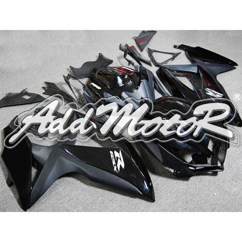 Injection molded fit gsx-r750 gsx-r600 08-10 k8 all black fairing 78z10