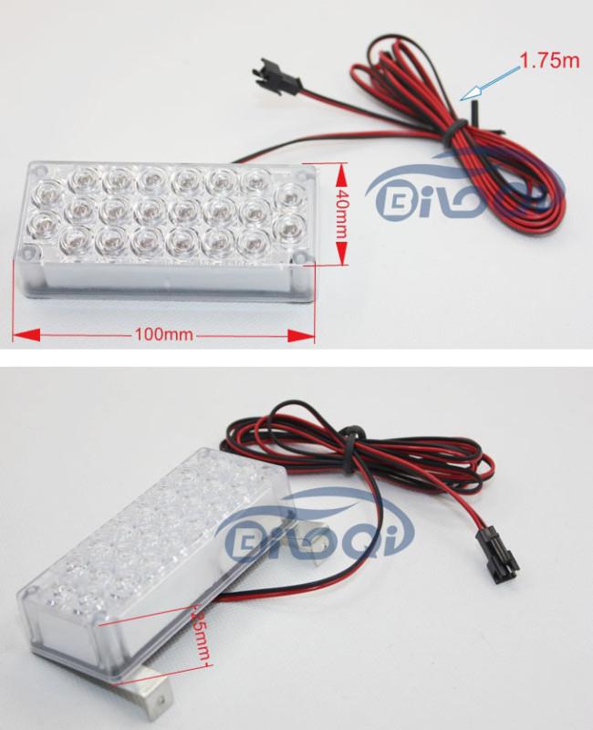 2 X 22 LED Amber Auto Strobe Flash Lights emergency Grill warning Light New , US $16.95, image 4
