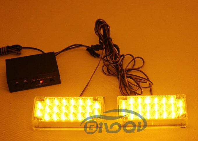 2 X 22 LED Amber Auto Strobe Flash Lights emergency Grill warning Light New , US $16.95, image 5