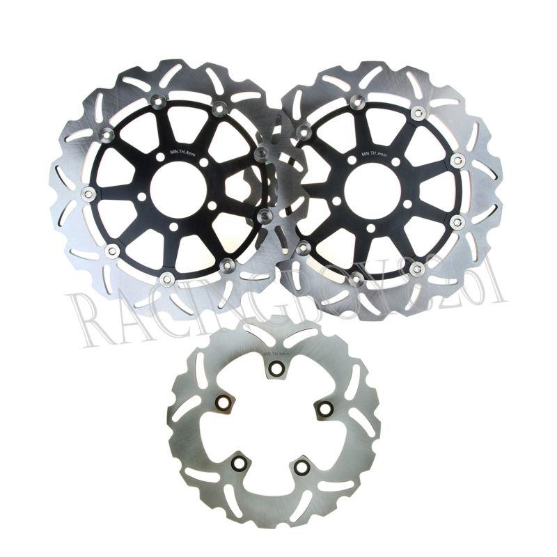 Front rear brake disc rotor suzuki gsxr 600 gsxr 750 97 99 03 gsxr 1000 tl1000 