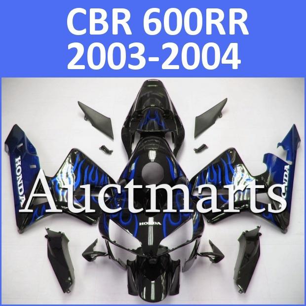 Fit honda 03 04 cbr600rr cbr 600 rr 2003 2004 fairing kit abs plastics a33 d10