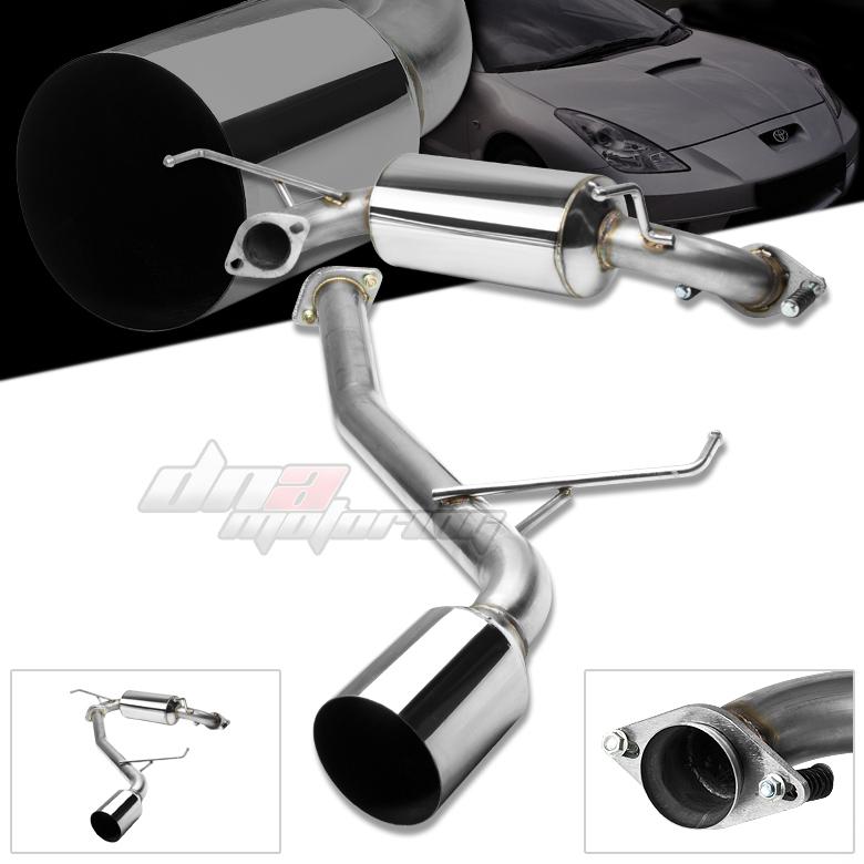 00-05 toyota celica gt/gts racing catback exhaust system cat back 4.5" muffler